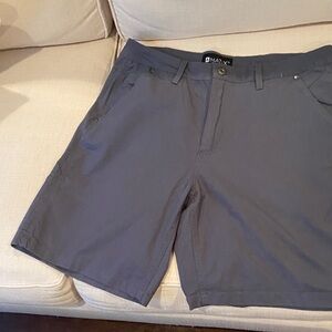 Matix Men's Charcoal Flat Front Shorts